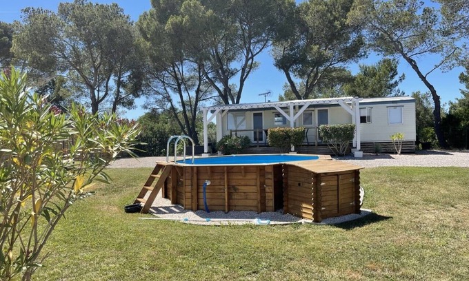 Beziers House | Tranquil Mobile Home with Pool and Child-Friendly Amenities