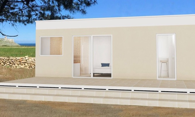 Otranto House | Cozy Mobile Home with Sauna & Whirlpool and Sea View