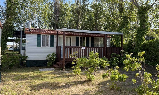 Rosolina Mare House | Cozy Mobilehome with Private Pool and Ocean Views