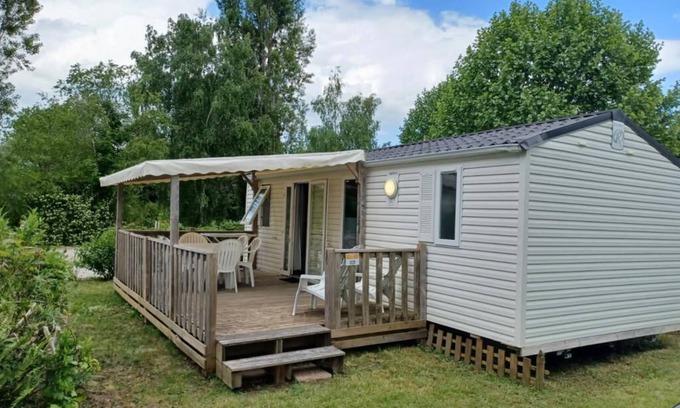 Ivry-la-Bataille House | Mobilhome 2 bedrooms 4 pers plot near swimming pool and entertainment 3* campsite
