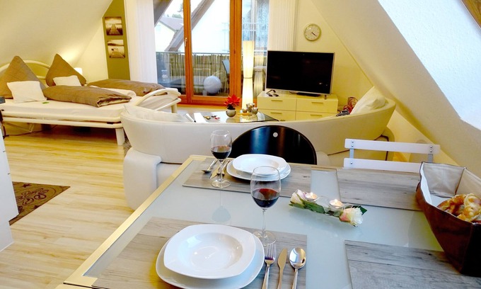 Meersburg Apartment | Modern Lakeview Apartment with Balcony & High Guest Rating