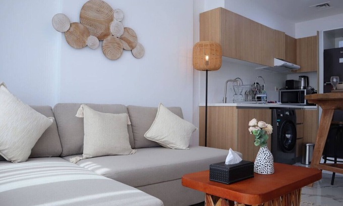 Masdar City Apartment | Modern 1BR apartment Masdar city