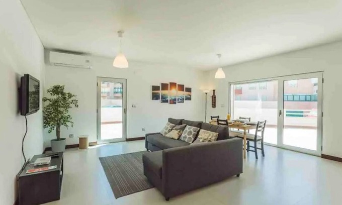 Leiria Apartment | Modern 2-Bed Apartment Steps from the Beach