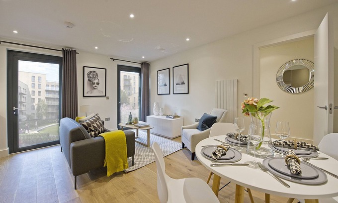 Wembley Park Apartment | Modern 2 Bed Apartments Near Wembley Stadium with Kitchen
