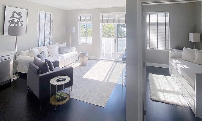 Seagrove Beach Apartment | Modern 2 Bedroom Apartment Steps from Beach with Balcony
