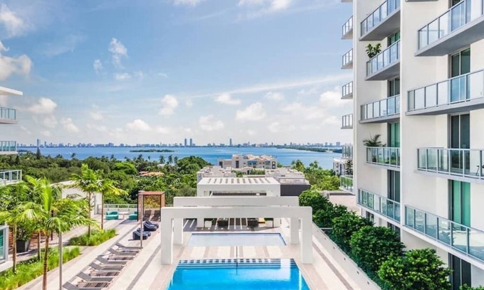 Northeast Miami Apartment | Modern 2 BR Retreat with Pool in Miami Design District