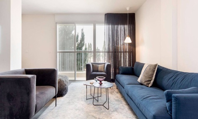 Ramat Hasharon Apartment | Modern 2BR Apartment with Private Parking in City Center
