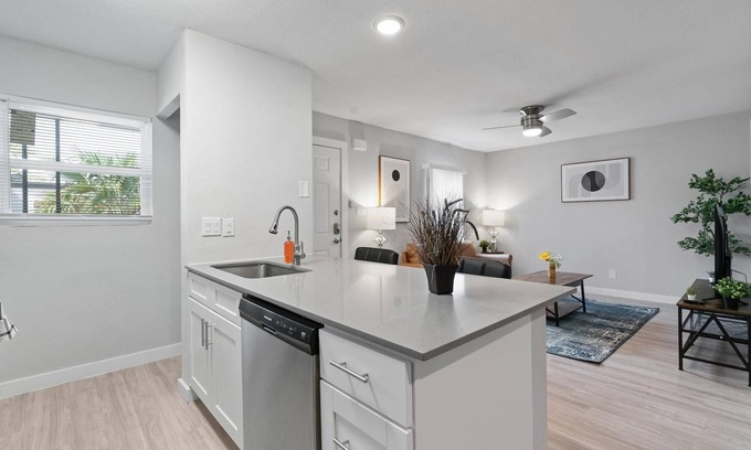 North University Apartment | Convenient 2BR Getaway Near UT with Pool & Breakfast