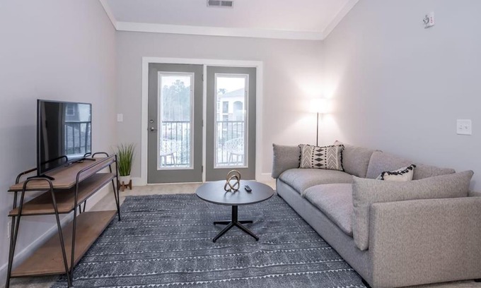 Morrisville Apartment | Inviting 2BR Retreat with Balcony, Gym & Pool Access