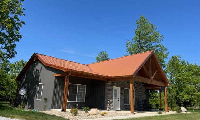 Brookville Cabin | Cozy 3-Bedroom Cabin with Pool & Lake View in Brookville