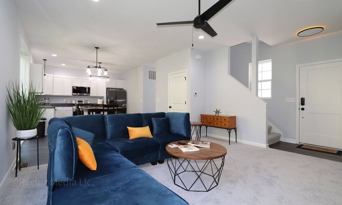 Lansing House | Modern 3BR Near Downtown & MSU