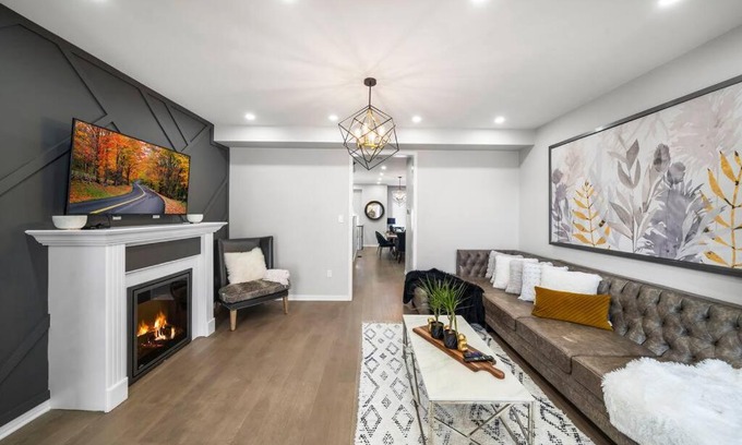 Hurontario House | Contemporary Home with Game Room | Pet Friendly & Near Airport