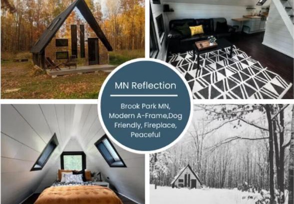 Brook Park House | Cozy A-Frame Retreat in the Woods - Pet Friendly Stay