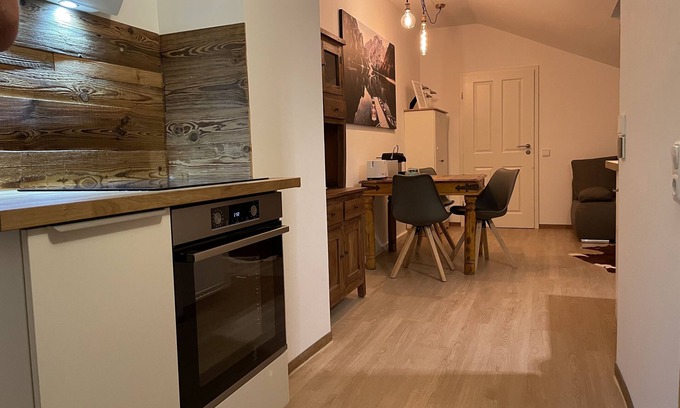 Buhlau/Weier Hirsch Apartment | Modern Alpine-Style Apartment with Spa in Dresden