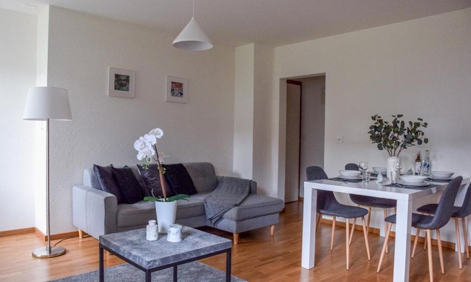 Lucens Apartment | Stylish Apartment with Child-Friendly Amenities and High Ratings
