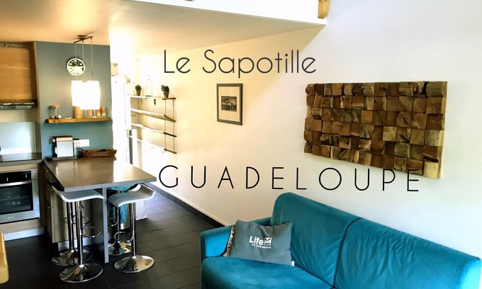 Bas du Fort Apartment | Beachfront Escape: Modern Apartment with Pool & Spa Access