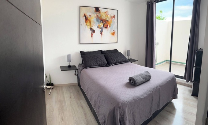 Coronango Apartment | Modern Apartment with Home Office & Pool in Puebla near VW & Val’Quirico