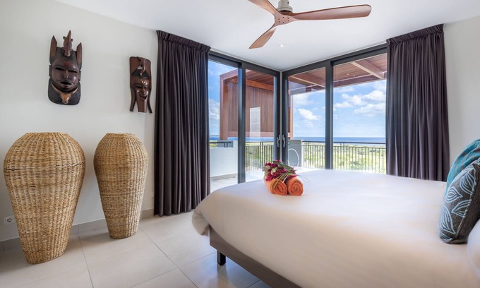 St. Marie Villa | Modern Apartment with Ocean Views and Inviting Pool Access
