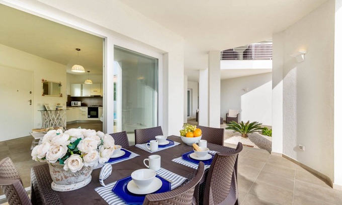 Monte Petrosu Apartment | Modern Apartment with Pool, Ocean View & 10/10 Guest Rated