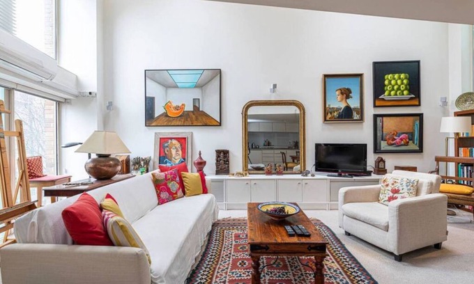 Town Apartment | Artistic Fulham Studio Near the River Thames with Breakfast