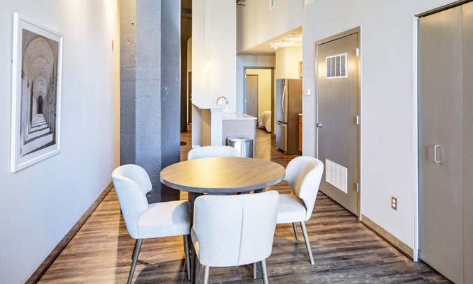 NoDo District Apartment | Modern Apartment with Kitchen in Prime Location