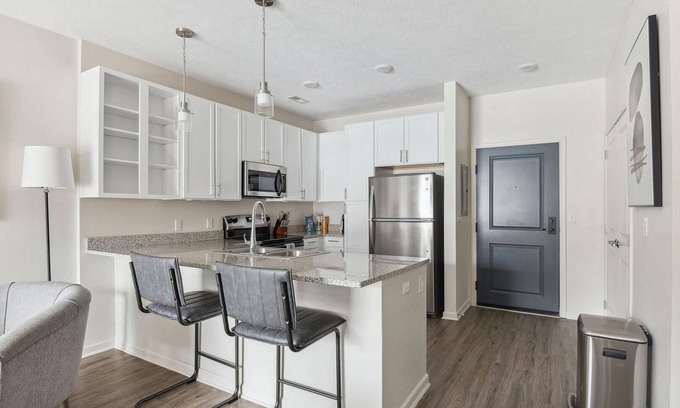 Dundee-Happy Hollow Historic District Apartment | Modern Apartment with Kitchen in Prime City Location