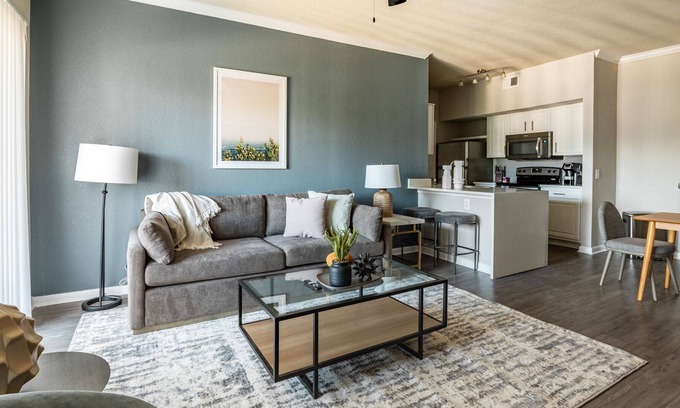 Fort Worth Apartment | Stylish Apartment with Kitchen & Accessibility Features