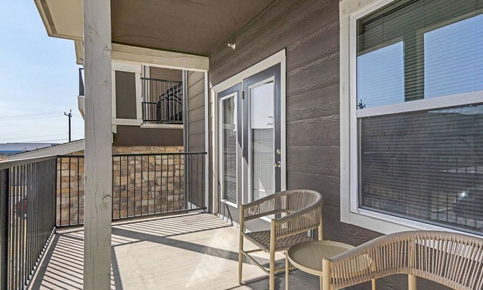Brooks City Base Apartment | Stylish Apartment with Kitchen in Prime Location