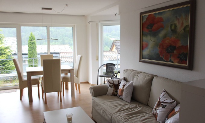 Bad Wildbad Apartment | Modern Apartment with Sun Terrace & Black Forest Views