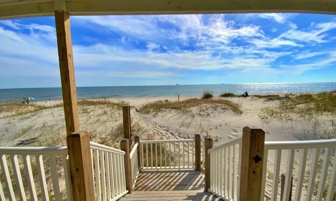 Southpointe House | Beachfront Retreat: Pet Friendly with Ocean View & Pool