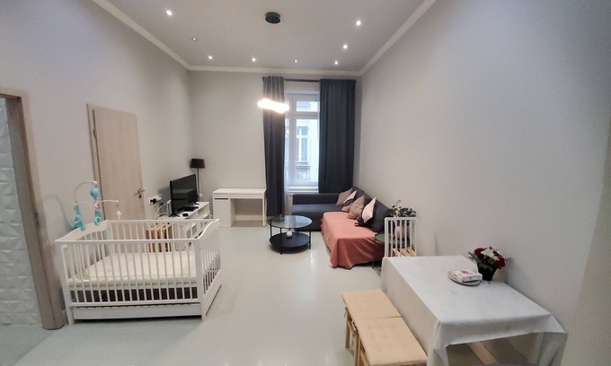 Inner City Budapest Apartment | Vibrant Budapest Oasis: Pet-Friendly and Family Amenities