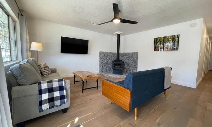 Flagstaff House | Stylish 4-Bedroom Home with Wood Stove & Family-Friendly Amenities