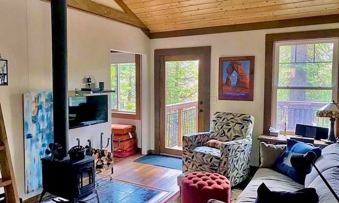 Mineral Cabin | Pet-Friendly Modern-Chic Cabin Near Lassen National Park