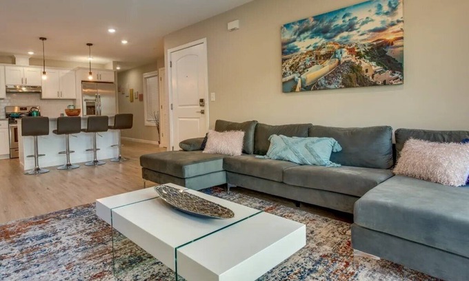 Ampere House | Trendy City Escape Steps from Downtown Newark & NYC