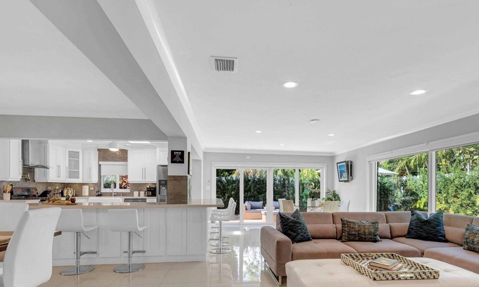 Bel Air House | Ocean Mist Key: Beachside Retreat with Heated Pool & Spa