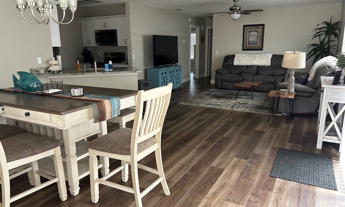 Santo Domingo House | Top-Rated Retreat! Steps from Town Squares & Golf Cart Access