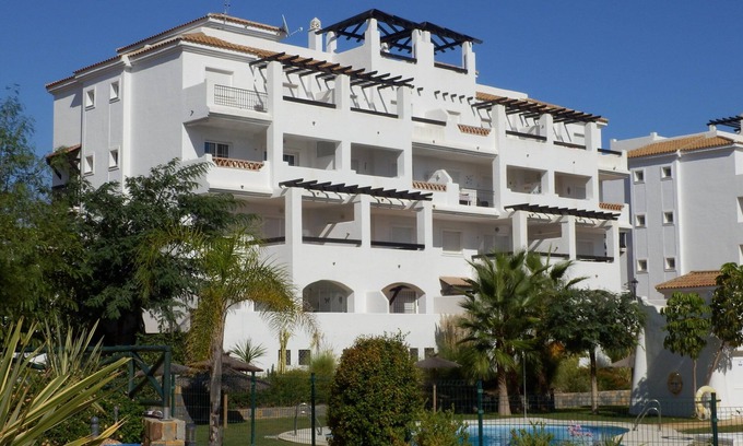 San Luis de Sabinillas Apartment | Elegant Second Floor Apartment with Ocean View Balcony