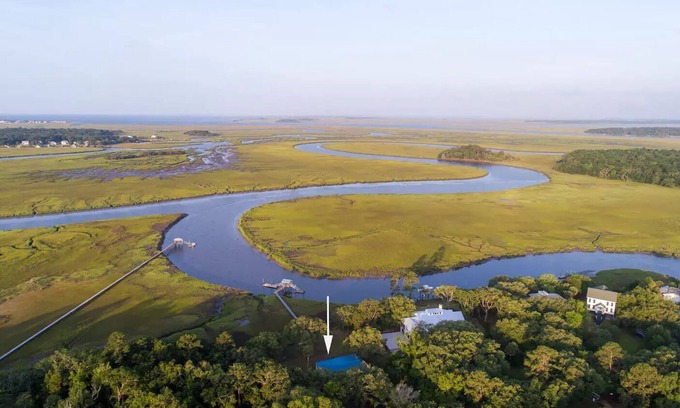 Edisto Island House | Inviting Edisto Cottage with Deep Water and Scenic Views