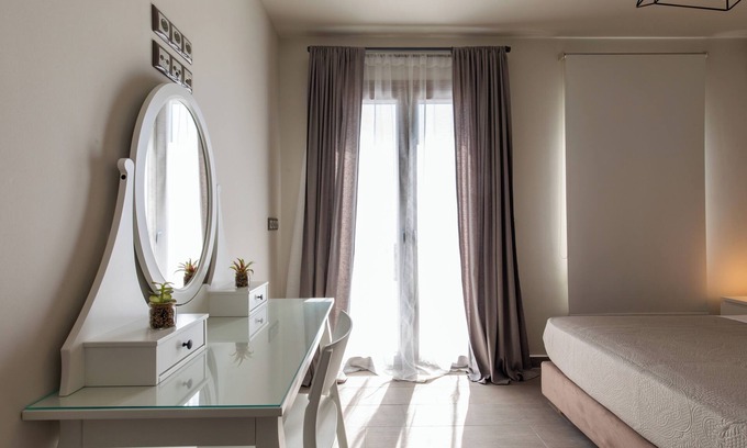Naxos Town House | Modern Cycladic House with Ocean View & Family Amenities