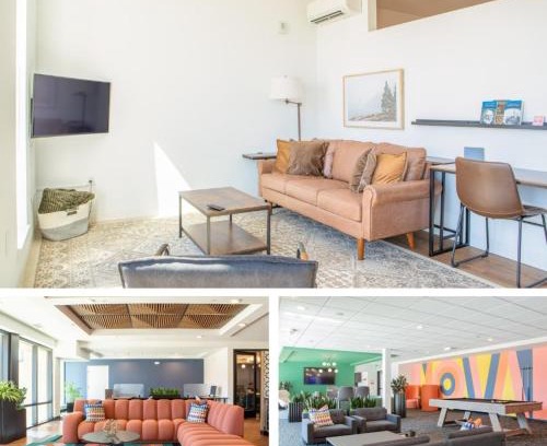 Yankee Hill Apartment | Modern East Side 1BR Apt with Balcony, Pool, and Gym