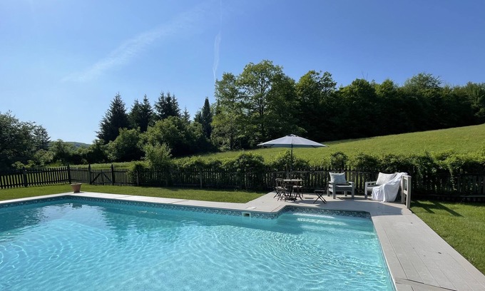 Canaan House | Modern Farmhouse with Sauna & Pool on 100+ Acres.