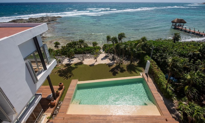 Soliman Bay Villa | Modern Beachfront Villa with Private Pool and Ocean Views