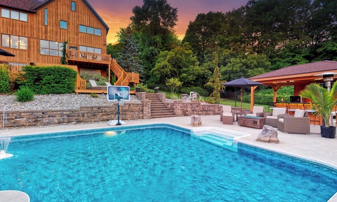 Dalton House | Modern Retreat with Pool, Hot Tub & Breathtaking Views