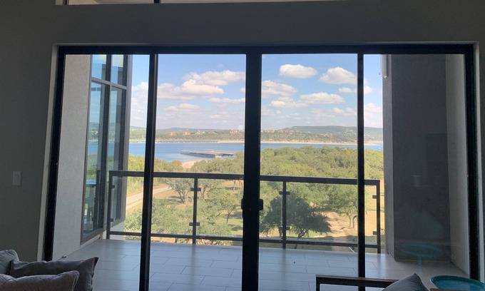 Emerald Point Condo | Modern Hill Country Oasis with Lake Travis Views & Pool