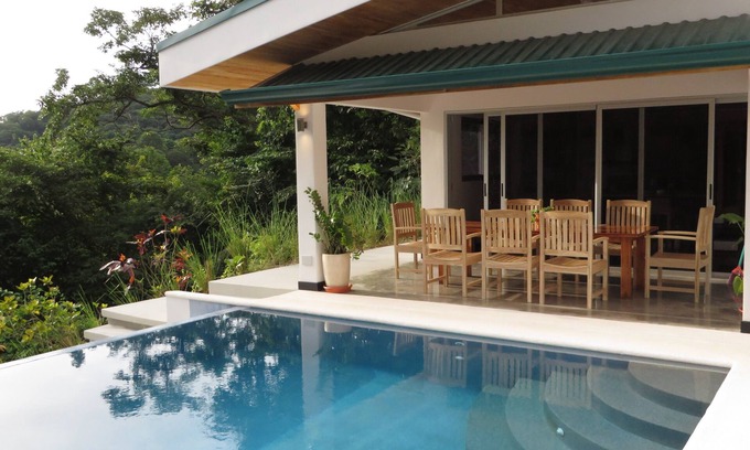 Nosara House | Scenic Hilltop Retreat with Tropical Oceanfront Views