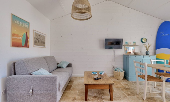 Chateau-d'Olonne Ski Chalet | Surfing & Relaxation Await at Sables d'Olonne Hotel