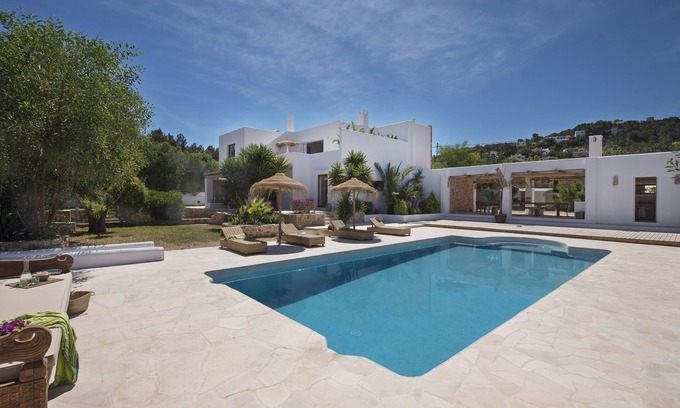 Sant Josep de sa Talaia House | Ibiza Spirit Escape: Oceanfront Home with Pool & Views