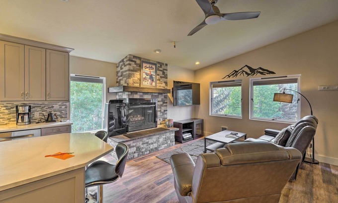 Ketchum Condo | Prime Ketchum Condo: Steps to Downtown & Ski Lift Access