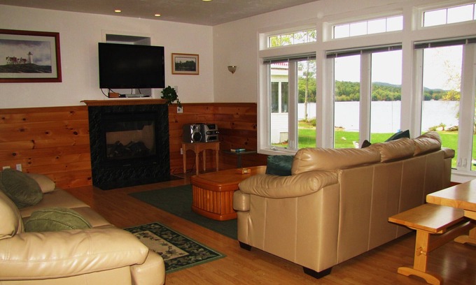 Meredith House | Beautiful Lakefront Home with Stunning Views Near Meredith
