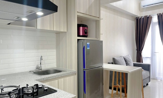 Cikarang Apartment | Stylish 2Br Apartment with Kitchen at Vasanta Innopark
